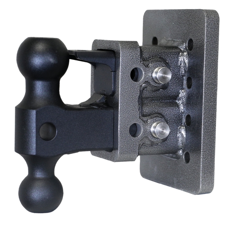 Gen-Y Mega Duty 2in Bolt-On 2.5in Drop 2K TW 16K Hitch w/GH-051 Dual-Ball/GH-032 Pintle Lock - GH-122