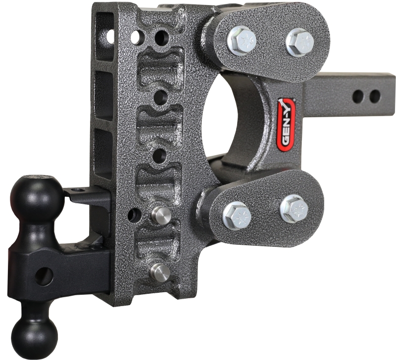 Gen-Y The Boss Torsion-Flex 2in Shank 7.5in Drop 16K Hitch w/GH-051 Dual-Ball/GH-032 Pintle Lock - GH-1225