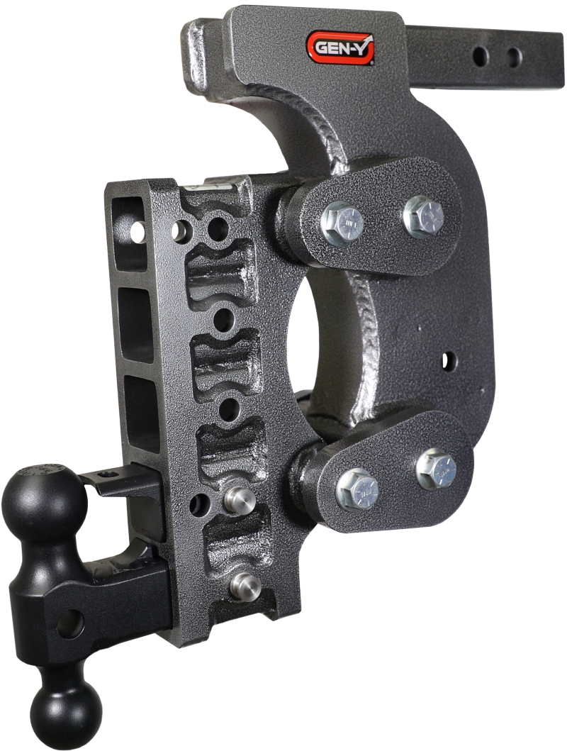 Gen-Y The Boss Torsion-Flex 2in Shank 15in Drop 16K Hitch w/GH-051 Dual-Ball/Pintle Lock/Stab Kit - GH-1425