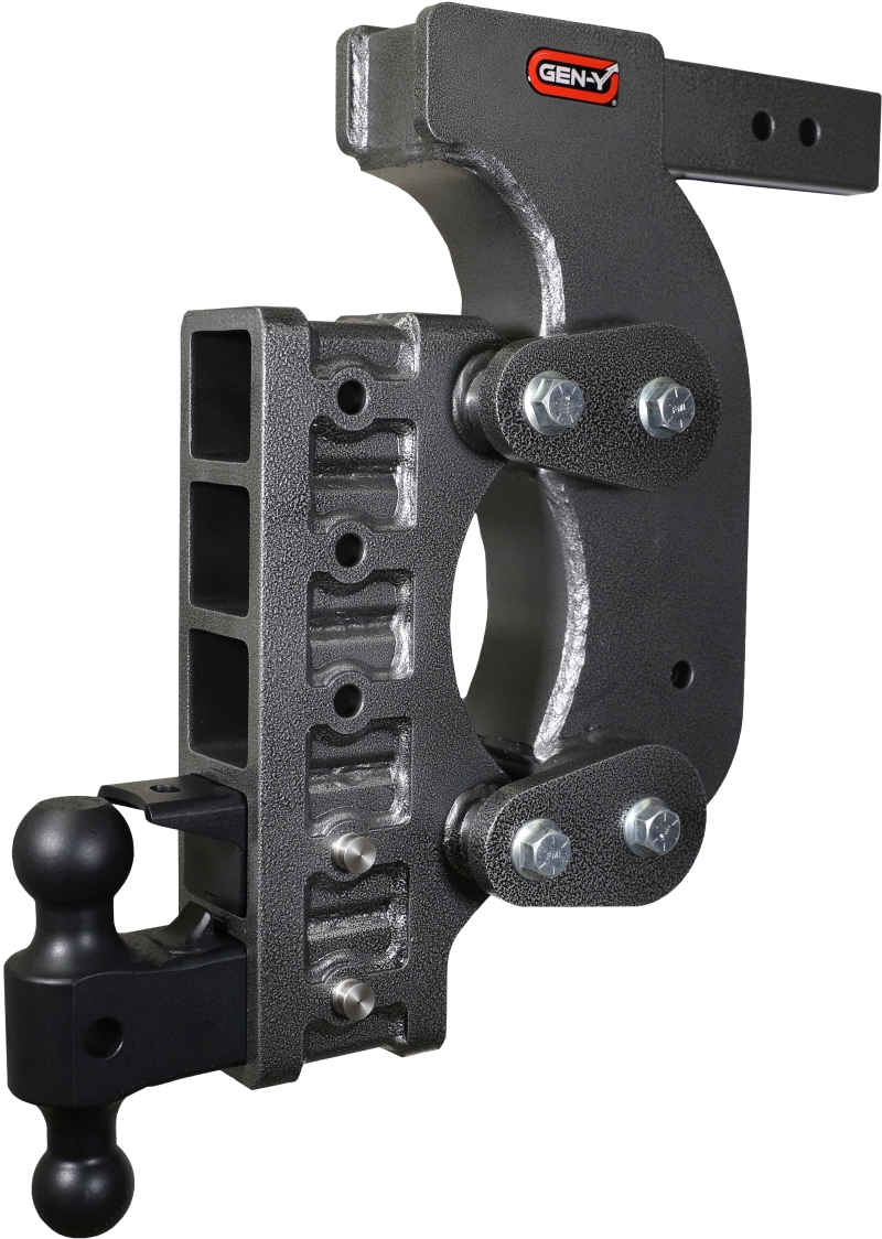 Gen-Y The Boss Torsion-Flex 2.5in Receiver 18in Drop Hitch w/Dual-Ball/Pintle Lock/Stab Kit - GH-1525