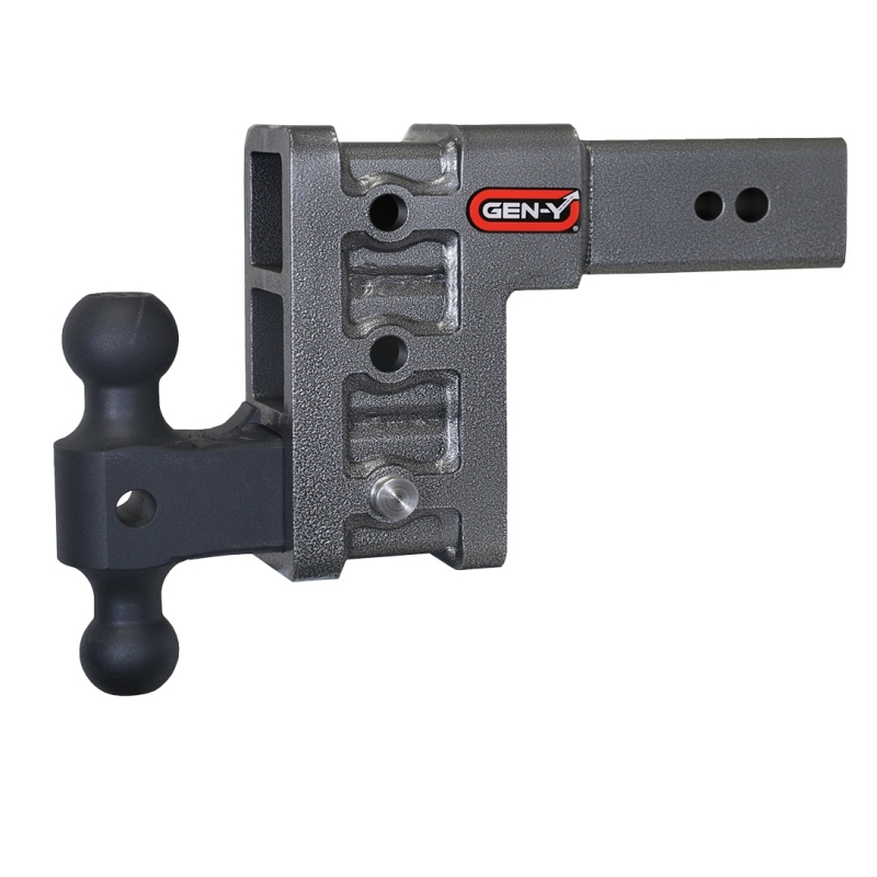 Gen-Y Mega Duty 3in Shank 6in Drop 3500lb TW 32K Hitch w/GH-0161 Dual-Ball - GH-1713