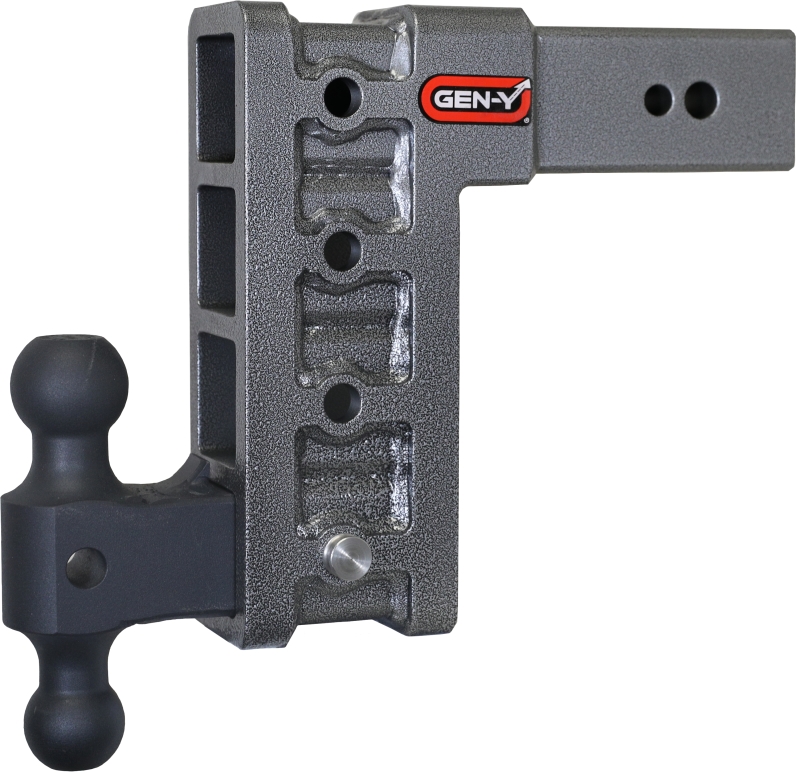 Gen-Y Mega Duty 3in Shank 9in Drop 3500lb TW 32K Hitch w/GH-0161 Dual-Ball - GH-1714