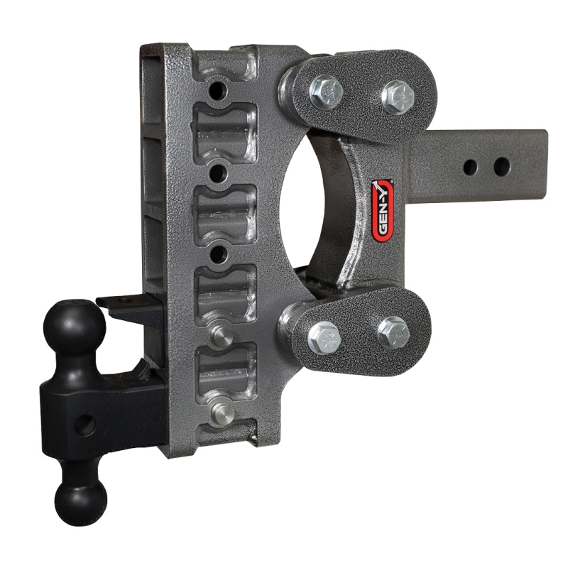 Gen-Y The Boss Torsion-Flex 3in Shank 9in Drop 21K Hitch w/GH-061 Dual-Ball/GH-062 Pintle Lock - GH-1825