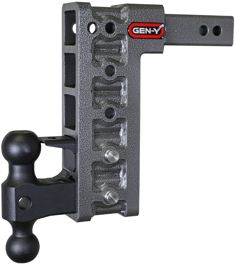 Gen-Y Mega Duty 2in Shank 10in Drop 2K TW 16K Hitch w/GH-051 Dual-Ball/GH-032 Pintle Lock - GH-525