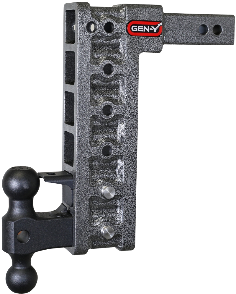 Gen-Y Mega Duty 2in Shank 12.5in Drop 16K Hitch w/Dual-Ball/Pintle Lock - GH-526