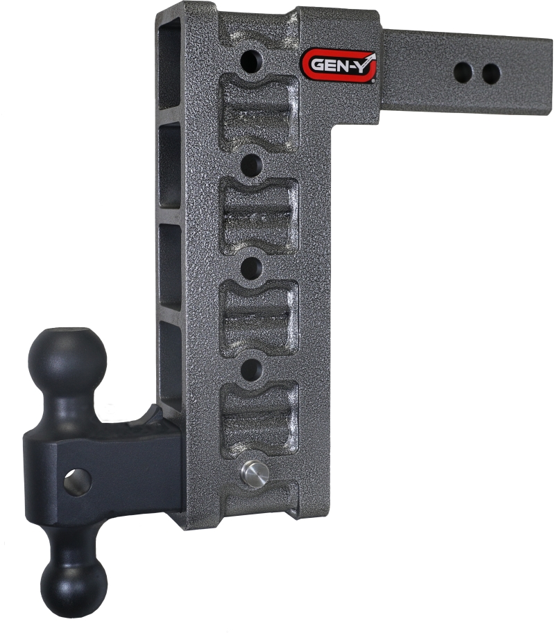 Gen-Y Mega Duty 2.5in Shank 12in Drop 3K TW 21K Hitch w/GH-061 Dual-Ball - GH-615