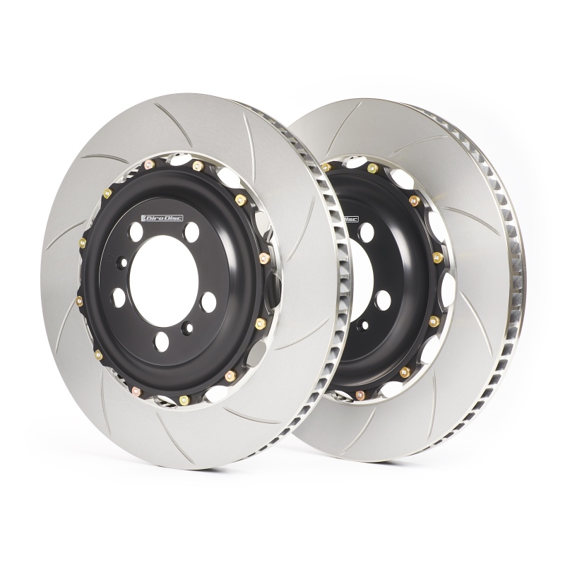 GiroDisc 10-16 Audi RS5 (B8) 380mm (w/Spacers) Slotted Rear Rotors - A2-149