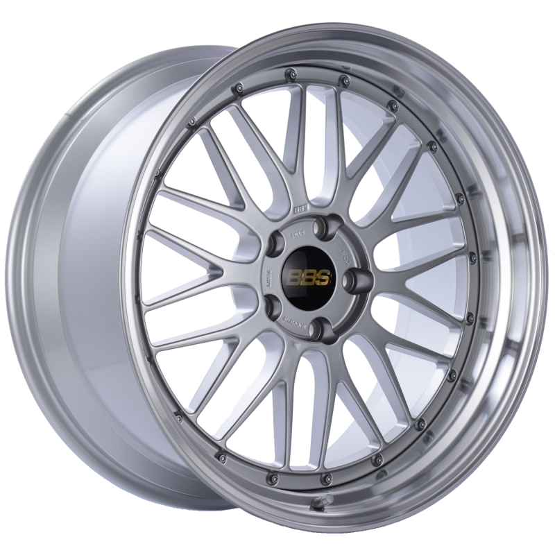 BBS LM 20x10 5x120 ET20 Diamond Silver Center Diamond Cut Lip Wheel -82mm PFS/Clip Required - LM226DSPK