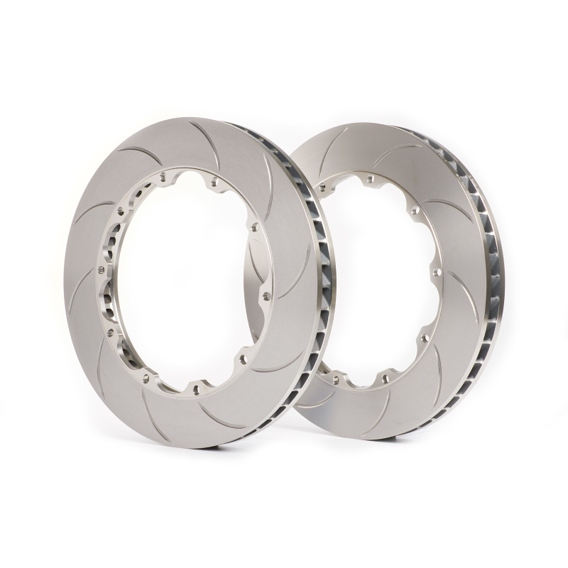 GiroDisc 06-08 Audi RS4 (B7) 380mm (w/Spacers) Slotted Rear Rings - D2-100