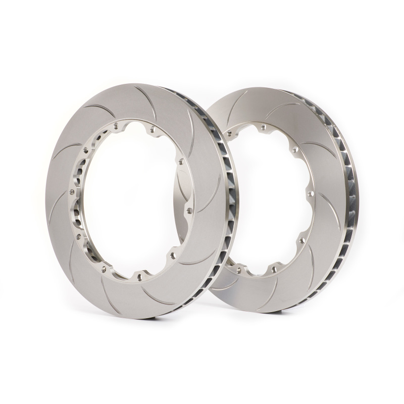 GiroDisc 2016+ Acura NSX (Iron or CCM Conversion) Slotted Rear Rings - D2-174
