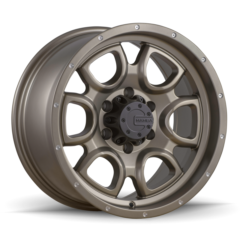 Mamba M19 17x9 5x127 ET-12 Bronze w/ Drill Holes - M197973N128