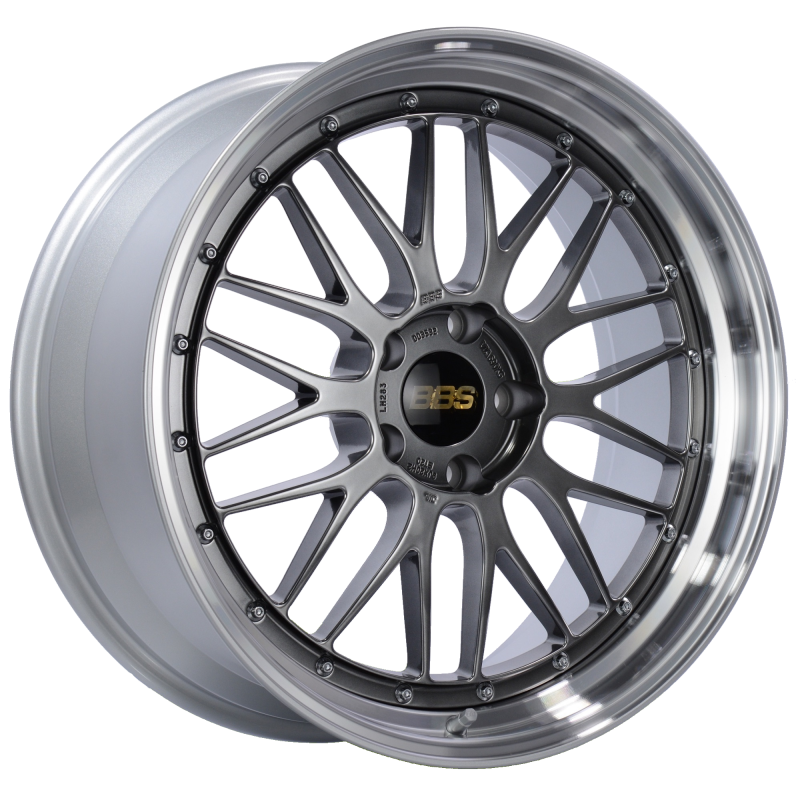 BBS LM 20x9 5x120 ET20 Diamond Black Center Diamond Cut Lip Wheel -82mm PFS/Clip Required - LM283DBPK