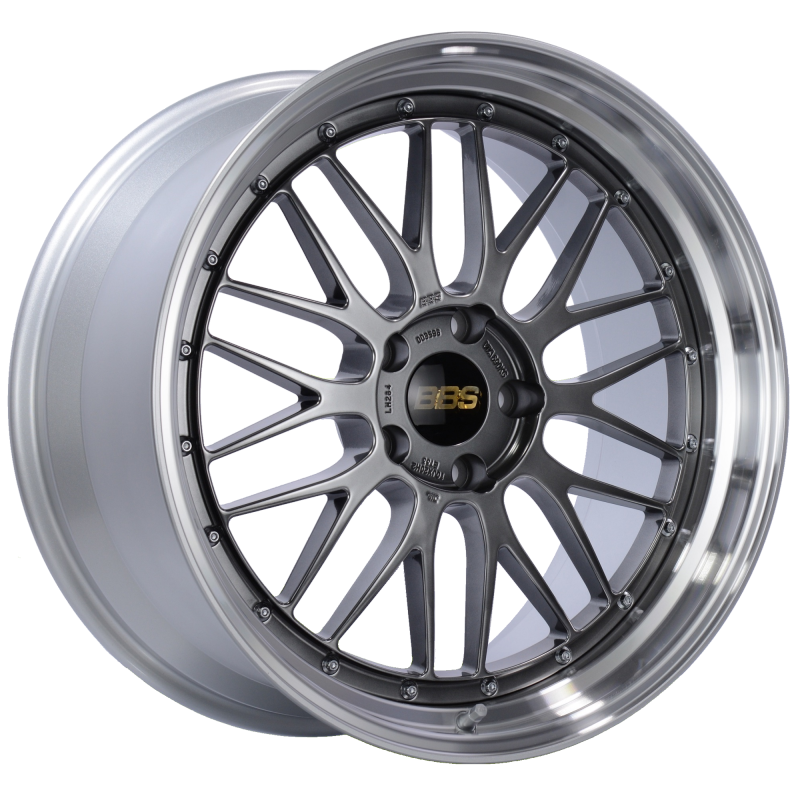 BBS LM 20x10 5x120 ET33 Diamond Black Center Diamond Cut Lip Wheel -82mm PFS/Clip Required - LM284DBPK