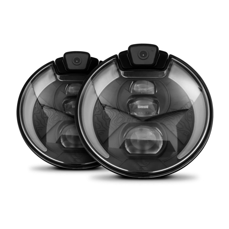 Project X 7In Headlight w/ 4K / wide angle Camera - HL538822-1