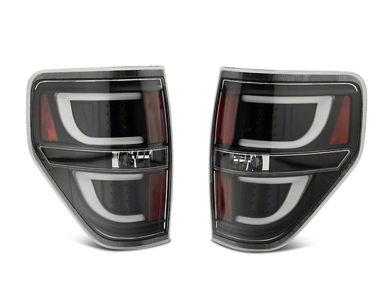 Raxiom 09-14 Ford F-150 Styleside G2 LED Tail Lights -Black Housing (Clear Lens) - T542834