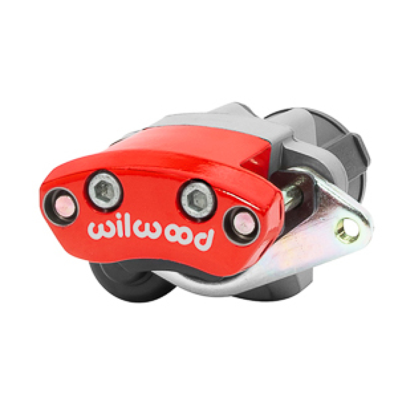 Wilwood Red Electric Parking Brake Caliper - 4.75in Bracket - 0.15-0.39in - Right - 120-16297-RD