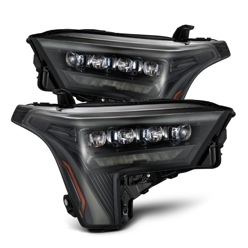 AlphaRex 22-23 Toyota Tundra/Sequoia LED Proj Headlights Alpha-Blk w/ Seq Activ Light/Seq Signal/DRL - 880861