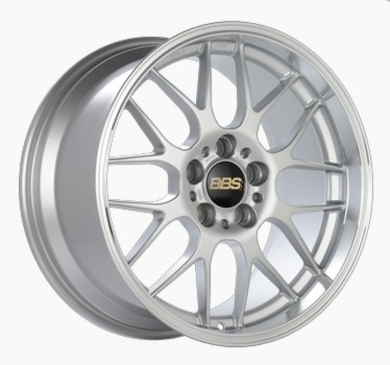 BBS RG-R 19x8.5 5x114.3 ET18 Sport Silver Polished Lip Wheel -82mm PFS/Clip Required - RG770HSP