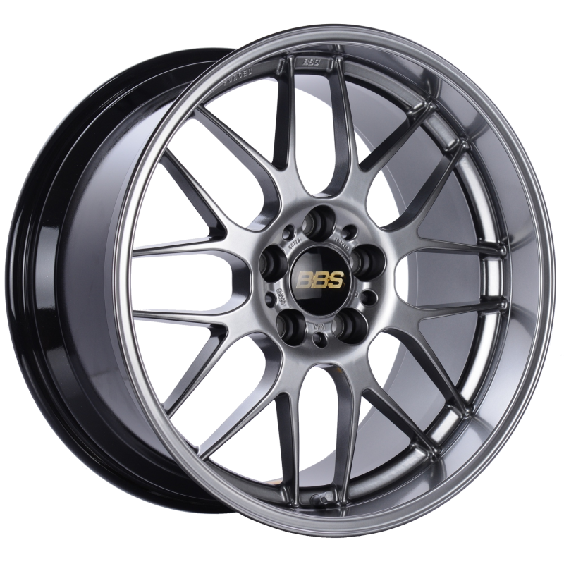 BBS RG-R 19x10 5x120 ET25 Diamond Black Wheel -82mm PFS/Clip Required - RG779DBK