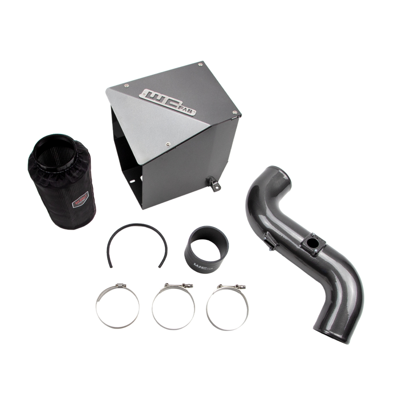 Wehrli 11-16 Duramax LML 4in Intake Kit - Candy Red - WCF100194-CR