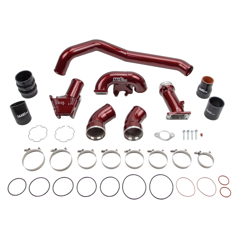 Wehrli 06-07 GMC/Chevrolet 6.6L Duramax Stage 1 High Flow Intake Bundle Kit - Bengal Red - WCF100323-BR