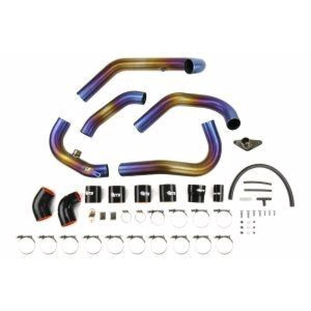 ETS 08-14 SUBARU STI INTERCOOLER PIPING - TITANIUM - SPOT ANODIZE