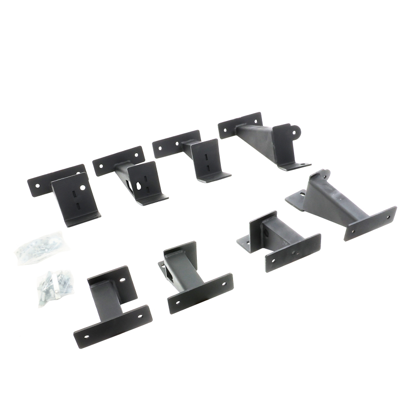 Go Rhino 2020+ Jeep Gladiator JT 4DR Crew Cab Dominator Xtreme Frame Slider Mounting Brackets Only - FSD4516TK