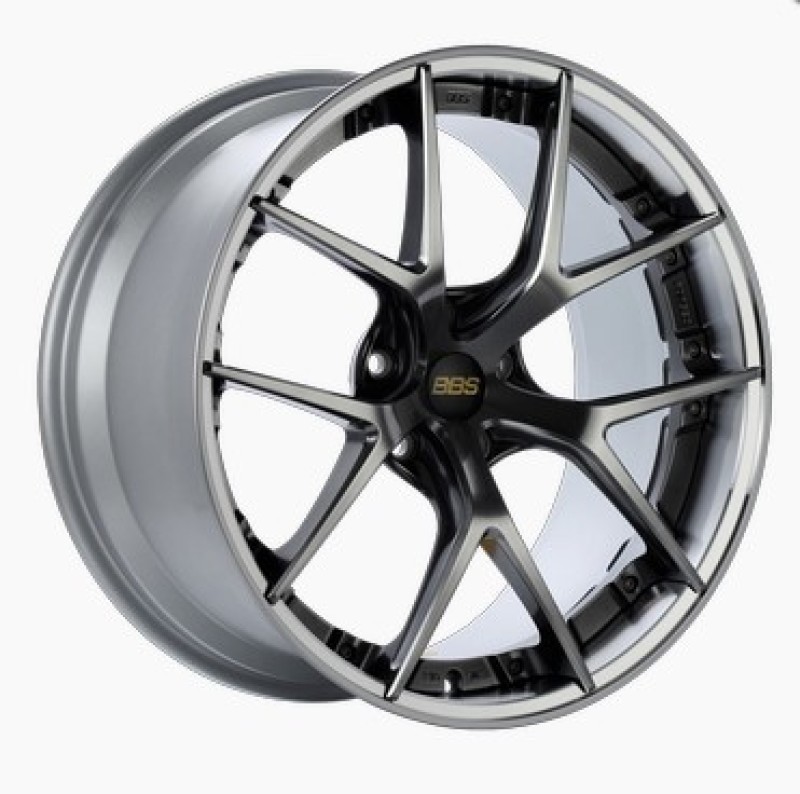 BBS RI-S 20x10 5x120 ET34 Diamond Black Center / Diamond Cut Lip Wheel -82mm PFS/Clip Required - RIS002DBPK