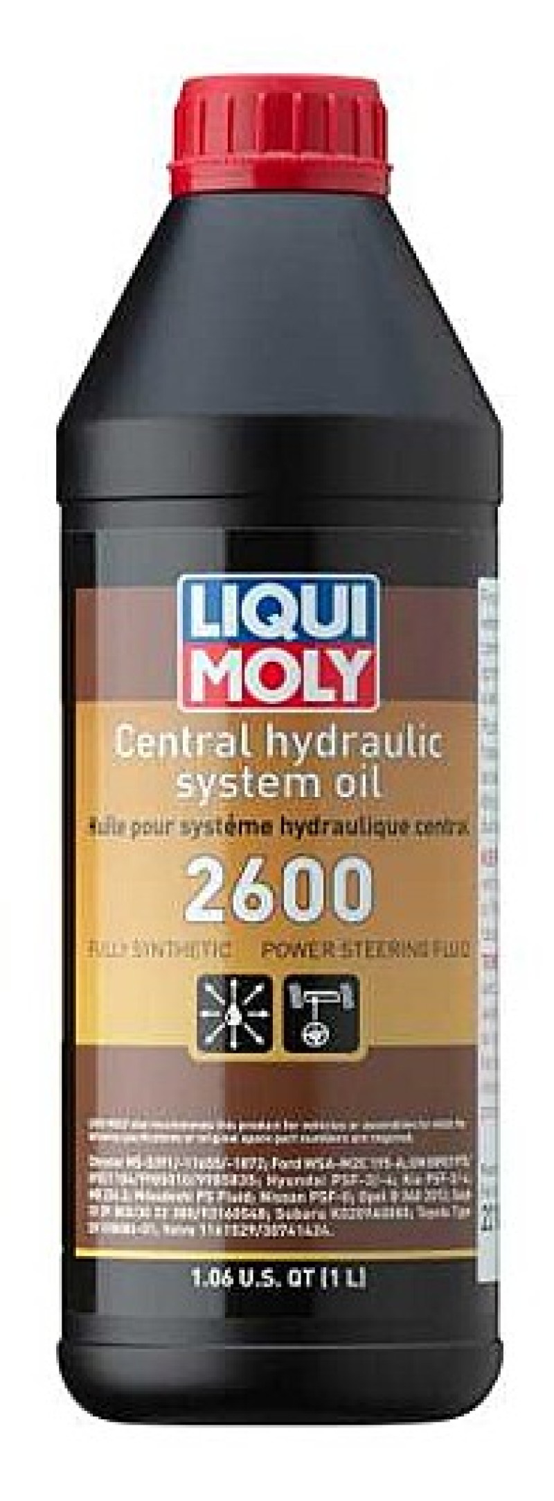 LIQUI MOLY 1L 2600 Central Hydraulic System Oil - 22182