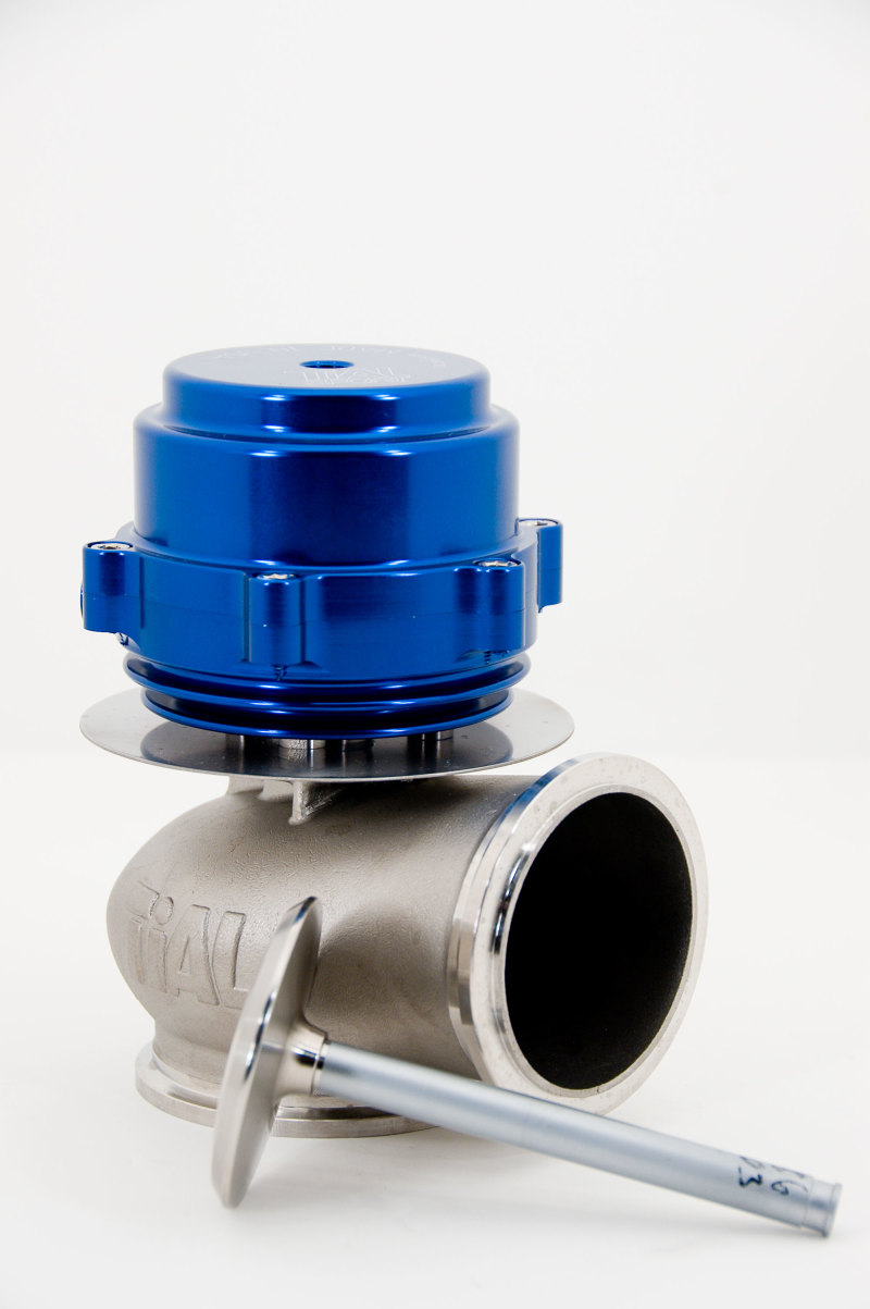 TiALSport V60 Wastegate 60mm .897 Bar (13.02 PSI) w/V-Band Clamps - Blue - 002665