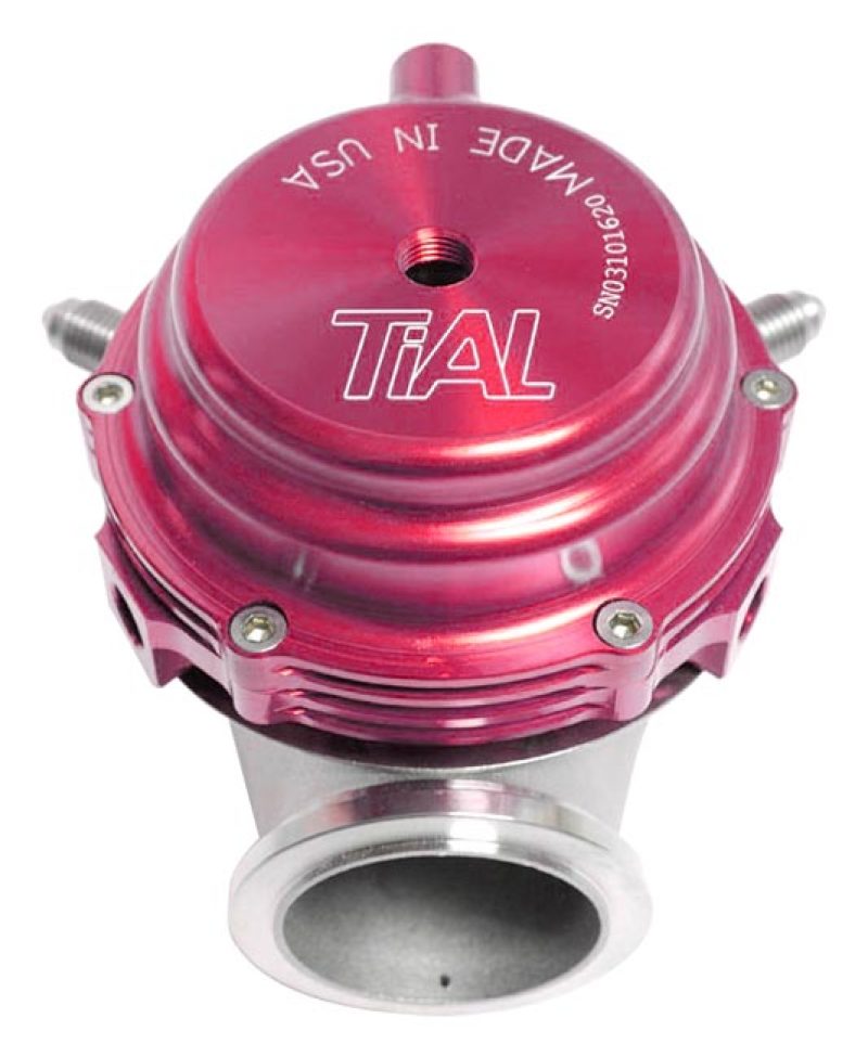 TiALSport MVR Wastegate 44mm 7.25 PSI w/V-Band Clamps - Red - 006749