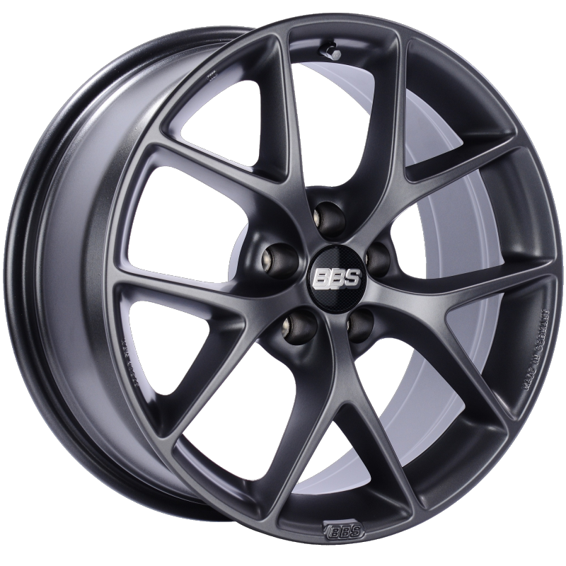 BBS SR 18x8 5x112 ET21 CB66.5 Satin Grey Wheel - SR032SG