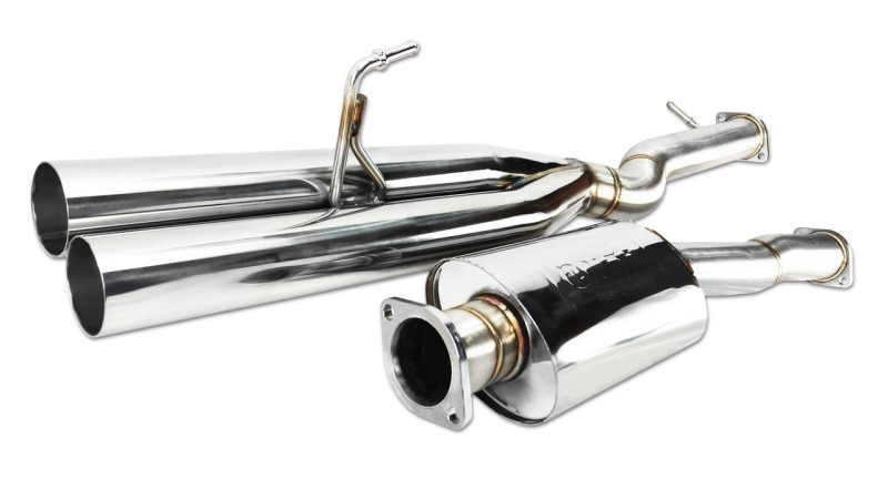 ISR Performance EP (Straight Pipes) Dual Tip Exhaust - 03-07 Infiniti G35 Coupe - IS-EPDUAL-G35CPE
