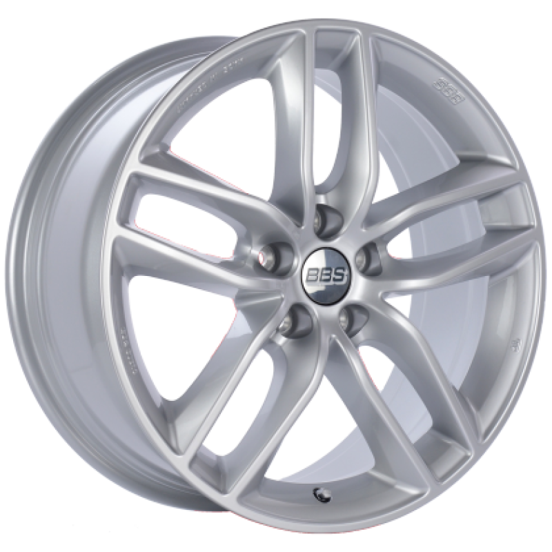 BBS SX 18x8 5x112 ET35 Sport Silver Wheel -82mm PFS/Clip Required - SX0101SK