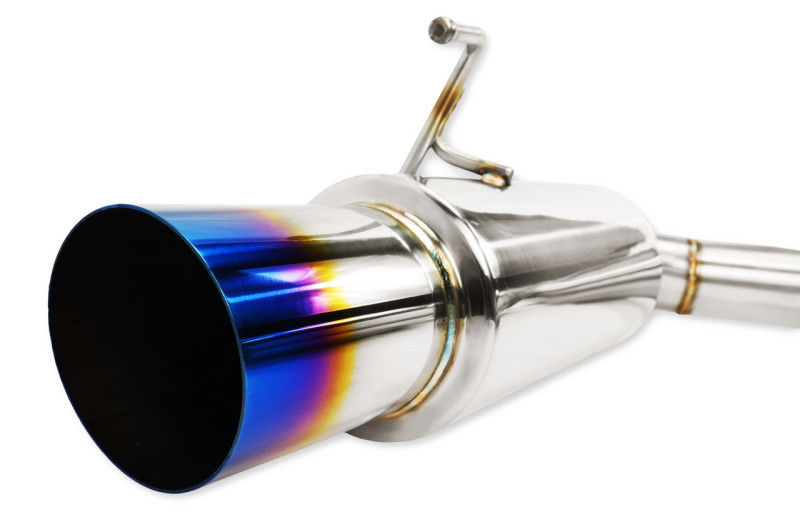 ISR Performance GT Single Exhaust With Burnt Tip - Nissan 370Z - IS-GT-370Z-BT