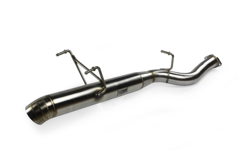 ISR Performance Series II - EP Single Tip Blast Pipe Exhaust - Resonated - 89-94 Nissan 240sx (S13) - IS-S2EPSR-S13