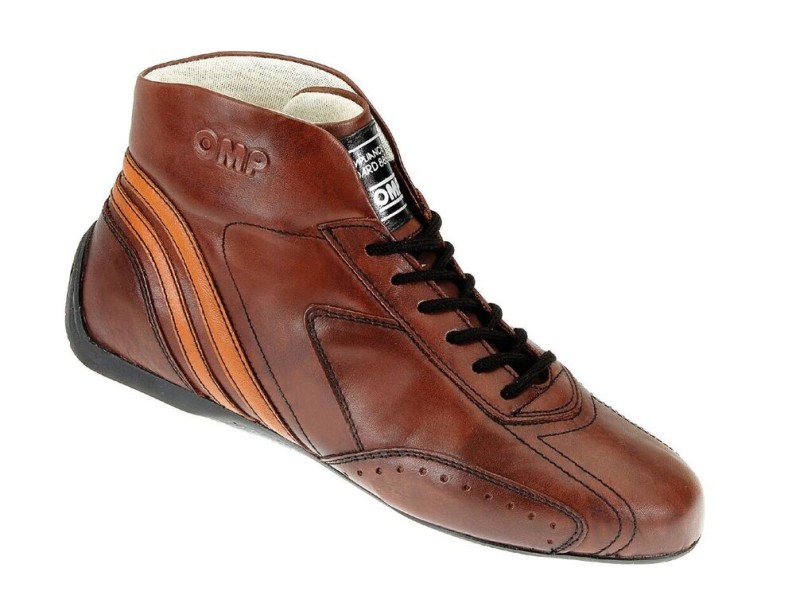 OMP Carrera Low Boots My2021 Brown - Size 41 (Fia 8856-2018) - IC0-0784-B01-015-41