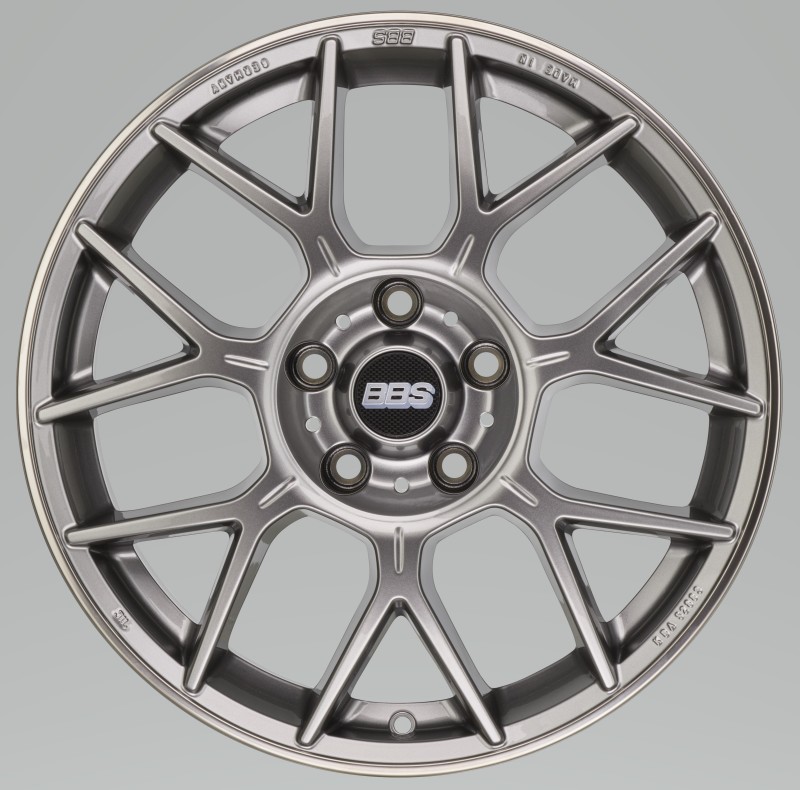BBS XR 20x8.5 5x114.3 ET40 Platinum Gloss Wheel -82mm PFS/Clip Required - XR0304PG