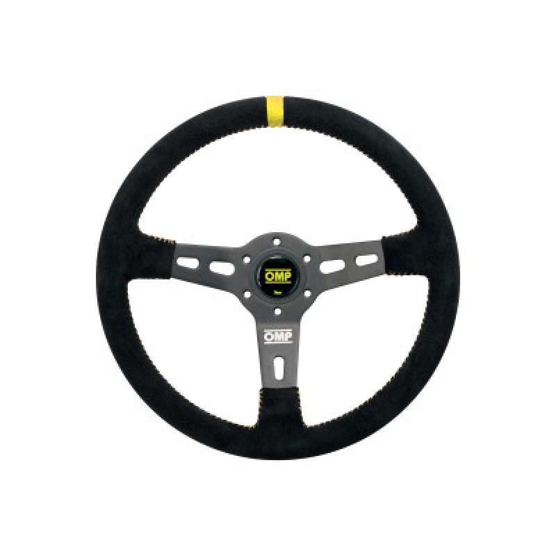 OMP RS Steering Wheel Black/Yellow D 350 - OD0-2055-071