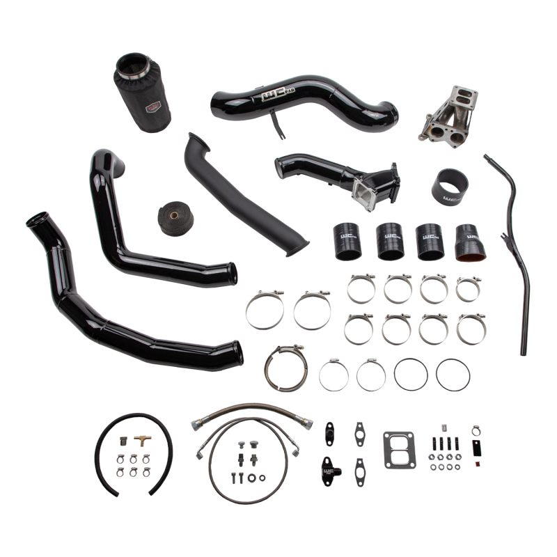 Wehrli 01-04 Chevrolet 6.6L LB7 Duramax S300 Turbo Install Kit (No Turbo) - Bronze Chrome - WCF100478-BC