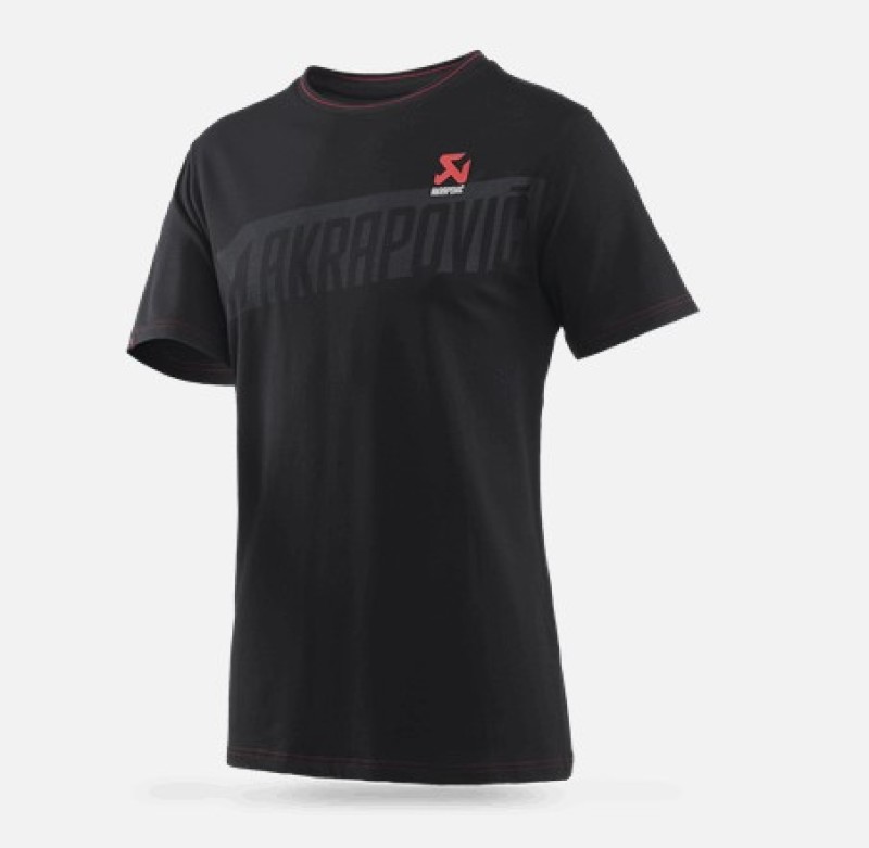 Akrapovic Mens Corpo T-Shirt Black - L - 802044