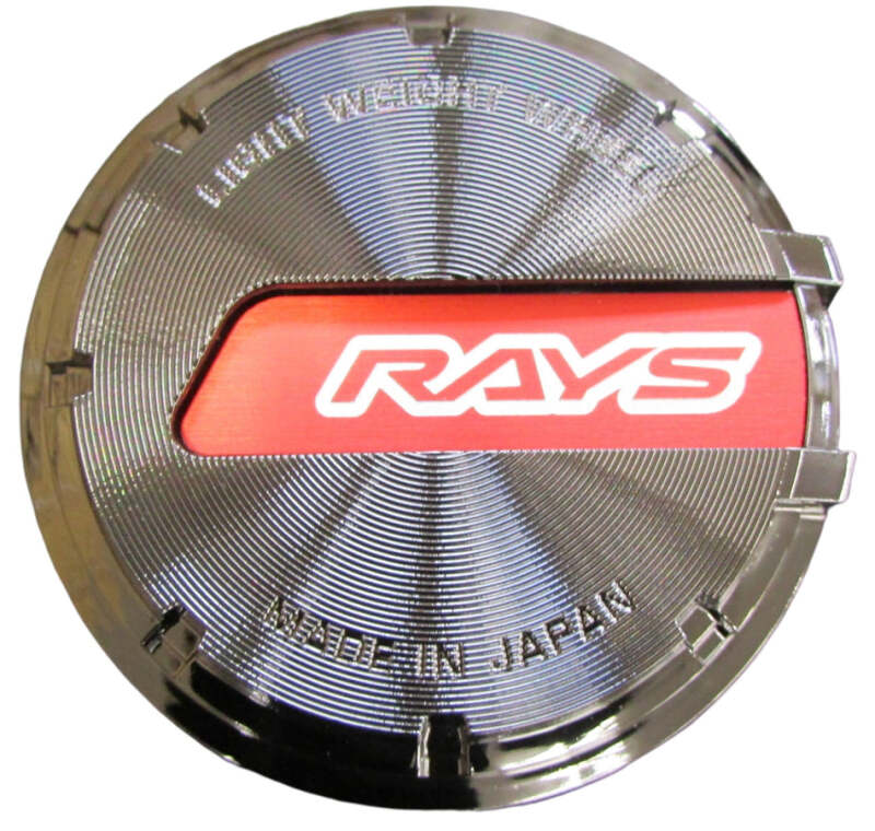 Gram Lights GL Center Cap - Black-Chrome/Red (57DR / 57CR) - WCGLBKCHRD65