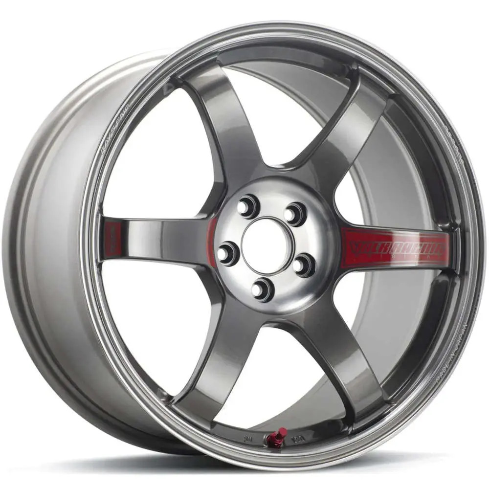 VOLK  TE37 SAGA SL GRAY  18X9.5 +45MM / BP 5x100 5x120 5x114.3 (5x4.5)