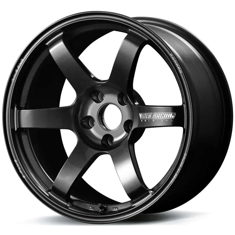 VOLK  TE37 SAGA S-PLUS DARK GRAY  18X9.5 +45MM / BP 5x120