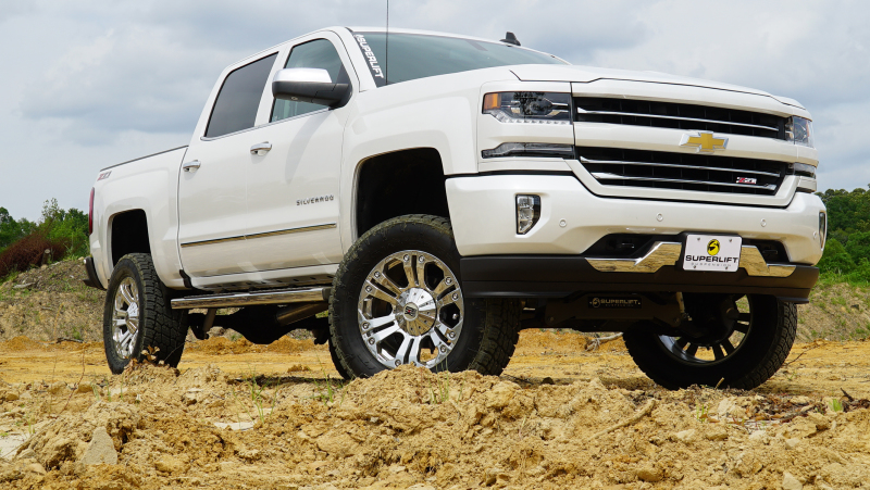 Superlift 14-16 GMC Sierra 1500 4WD 6.5in Lift Kit w/ Steel Cntrl Arms Fox Front Coilover & 2.0 Rear - K160FX