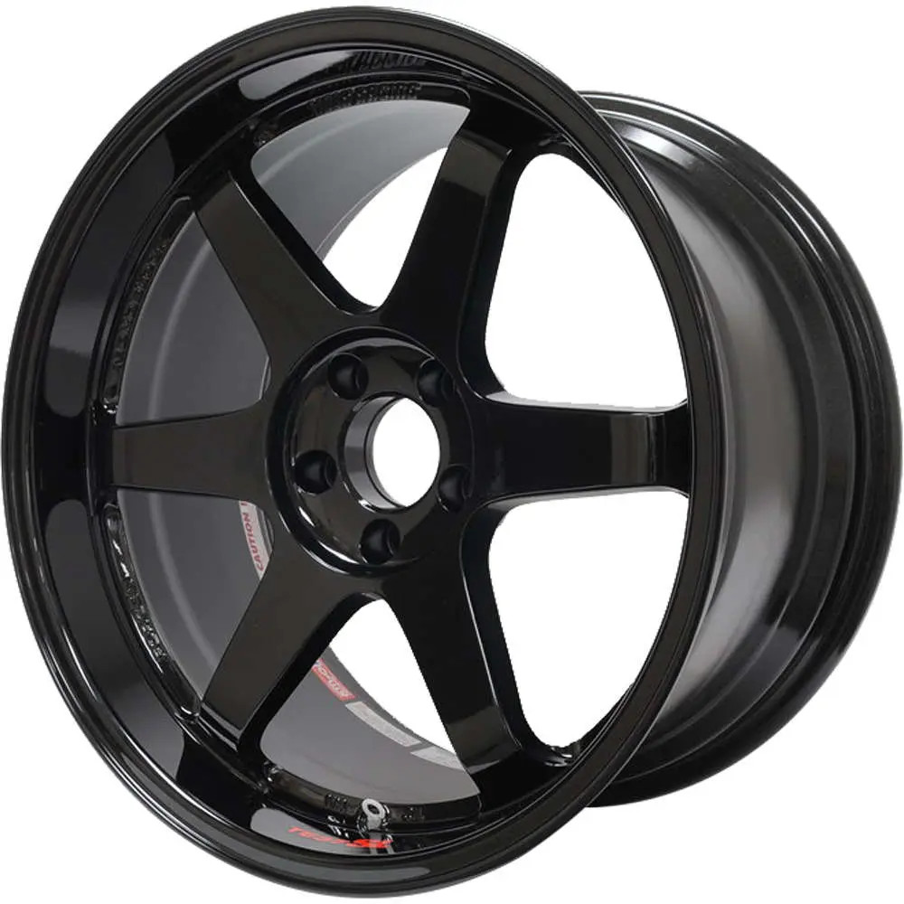 VOLK  TE37SL GLOSS BLACK  18X9.5 +22MM / BP 5x120