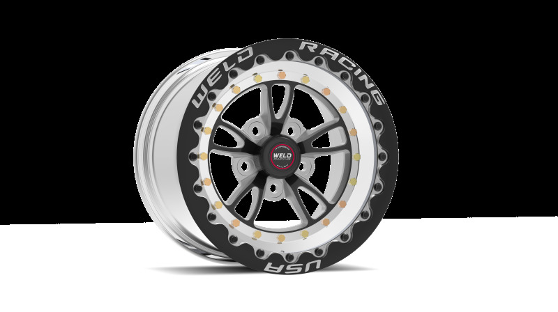 Weld RT Full Throttle 15x10 / 5x4.5 / 7.5in. BS Black Wheel - Single Beadlock - 793B510214F