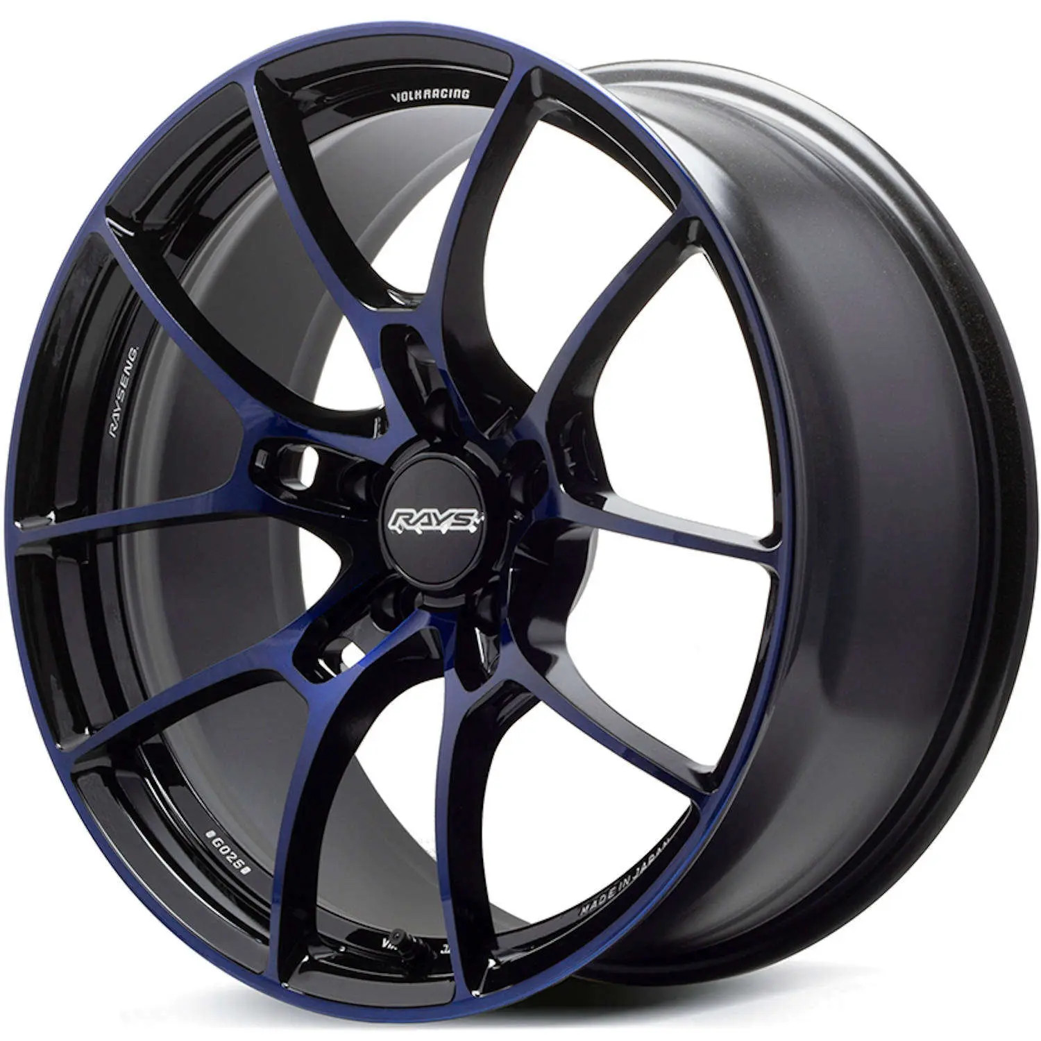 VOLK  G025 BLUE  19X10.5 +22MM / BP 5x120 | 5x114.3 (5x4.5)