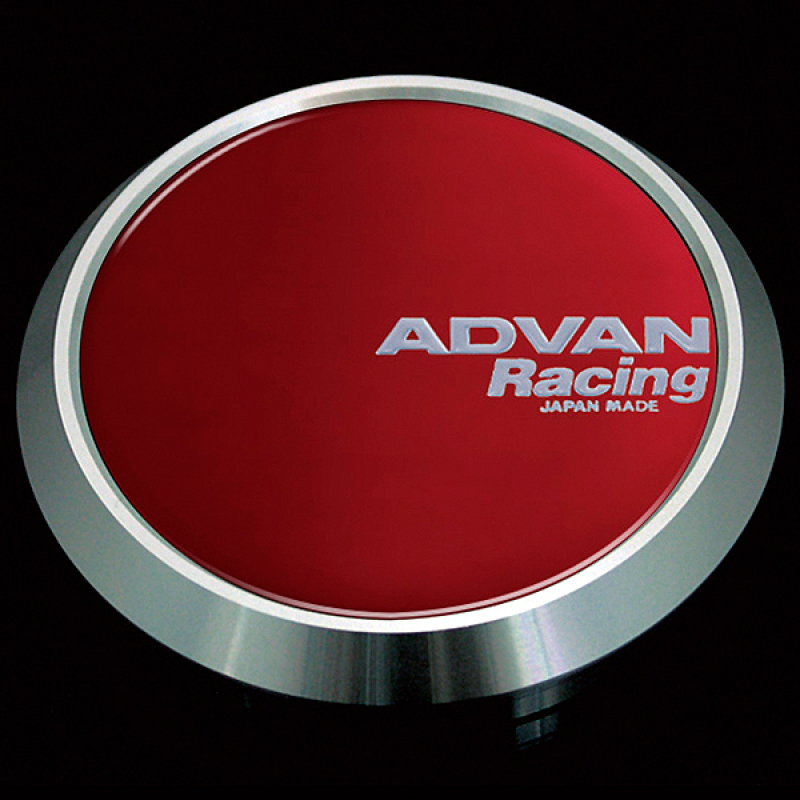 Advan 63mm Flat Centercap - Candy Red - V3496