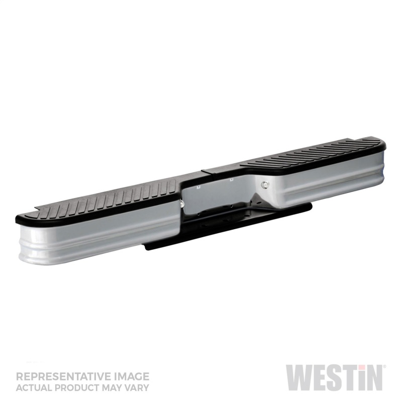 Westin/Fey 67-96 F-Series Style Side / 97-98 F-250/350 HD Surestep Universal Bumper - Silver - 20022